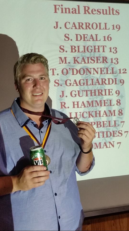 Juddy Win’s Max Shields Medal